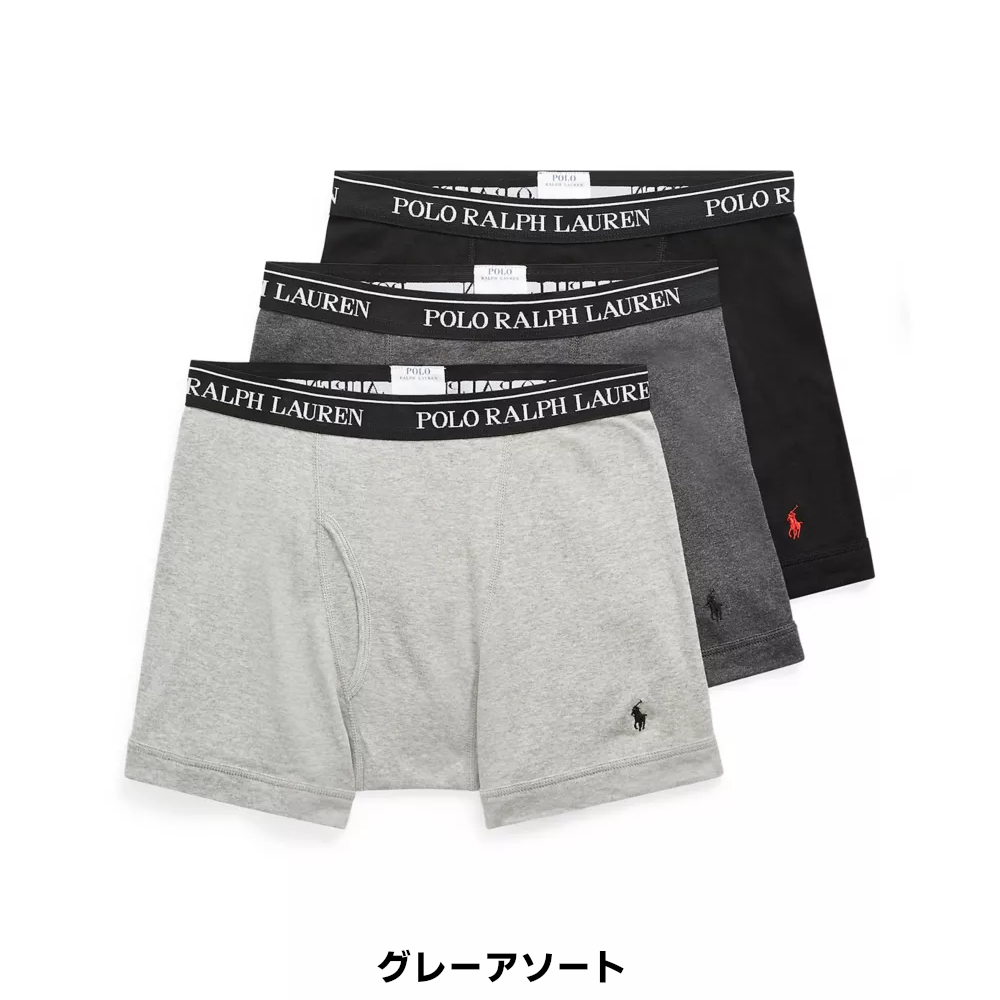 POLO RALPH LAUREN ボクサーパンツ 3枚セット NCBBP3 【ポロラルフ